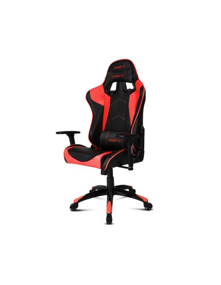 DR300 Silla para videojuegos de PC Asiento acolchado Negro, Rojo