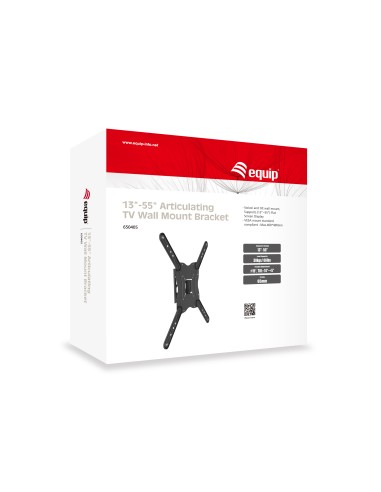 650405 soporte para TV 139,7 cm (55") Negro