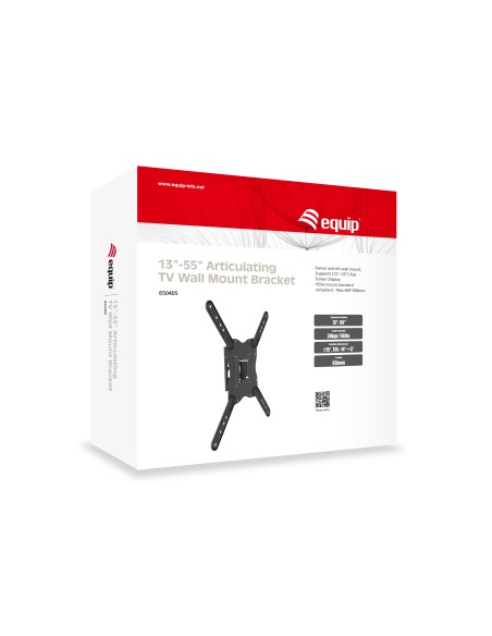 650405 soporte para TV 139,7 cm (55") Negro