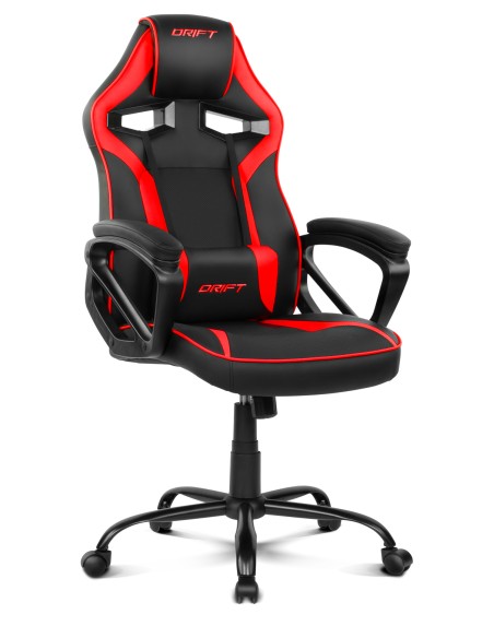 DR50 Silla para videojuegos de PC Asiento acolchado tapizado Negro
