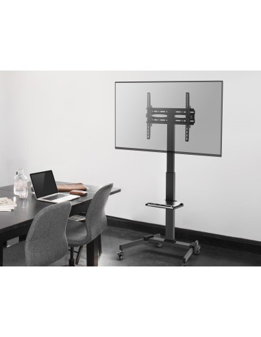 650607 mueble y soporte para dispositivo multimedia Negro Panel plano Carro multimedia