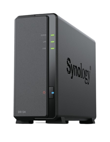 DiskStation DS124 servidor de almacenamiento NAS Escritorio Ethernet Negro RTD1619B