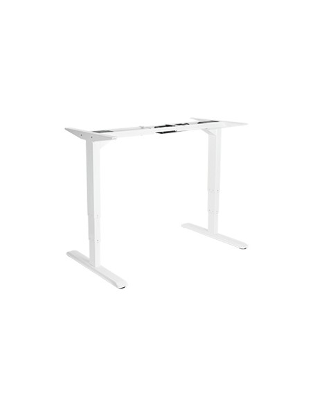 650804 estructura regulable para escritorio Eléctrico 2 pata(s) Blanco