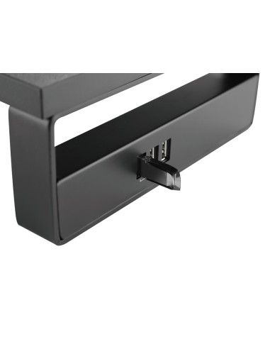 650881 soporte para monitor Independiente Negro