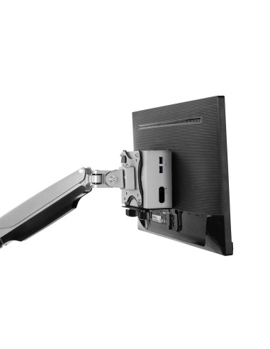650890 soporte de CPU Soporte para instalación de CPU bajo mesa Negro