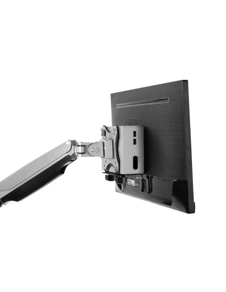 650890 soporte de CPU Soporte para instalación de CPU bajo mesa Negro