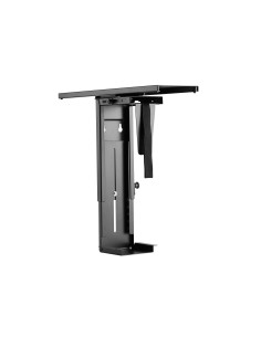 650892 soporte de CPU Soporte para instalación de CPU bajo mesa Negro