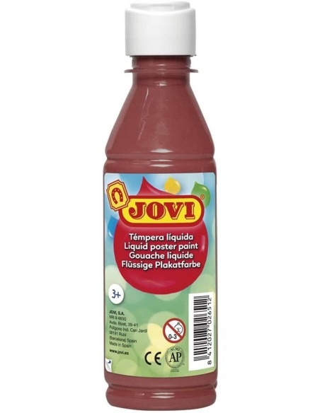 BOTE TEMPERA LIQUIDA JOVI 250ML MARRON