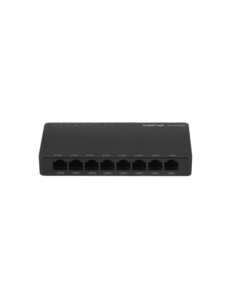 DSP2-1008-12V switch No administrado Gigabit Ethernet (10/100/1000) Negro