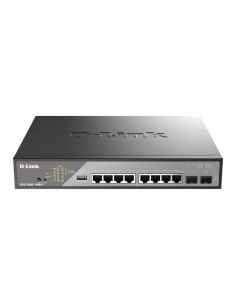 DSS-200G-10MPP/E switch Gestionado L2 Gigabit Ethernet (10/100/1000) Energía sobre Ethernet (PoE) 1U Gris