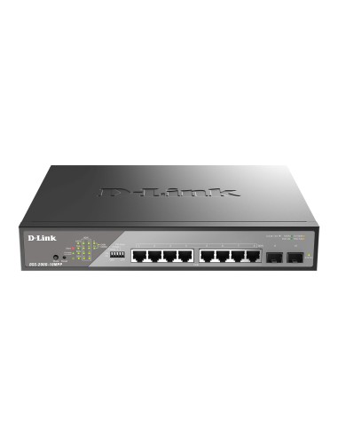 DSS-200G-10MPP/E switch Gestionado L2 Gigabit Ethernet (10/100/1000) Energía sobre Ethernet (PoE) 1U Gris