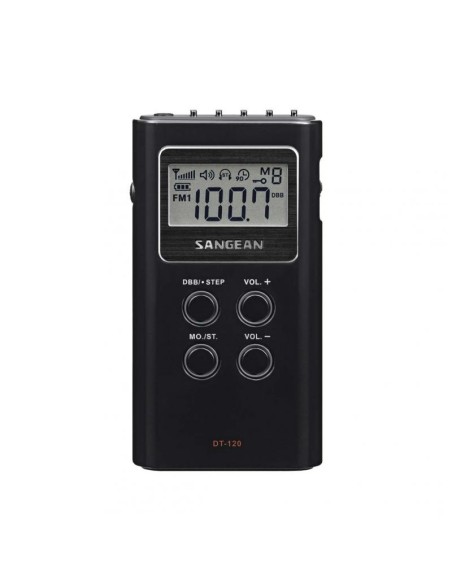 DT-120B radio Portátil Digital Negro
