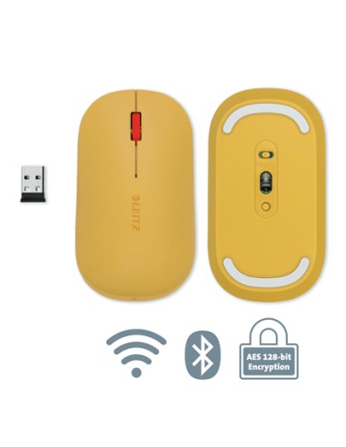 Cosy ratón Ambidextro RF Wireless + Bluetooth 4000 DPI