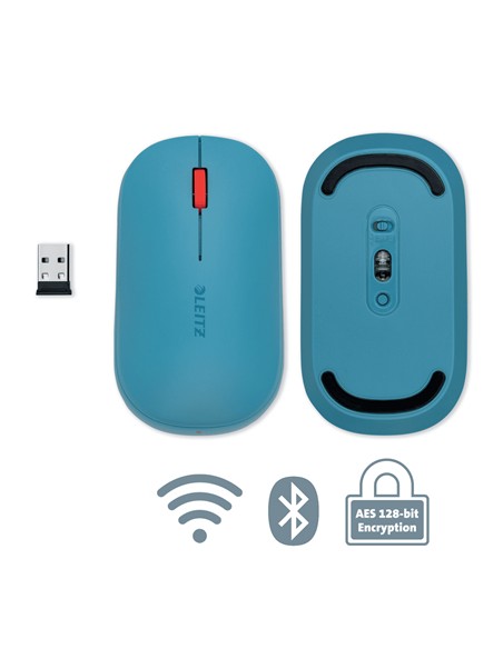 Cosy ratón Ambidextro RF Wireless + Bluetooth 4000 DPI
