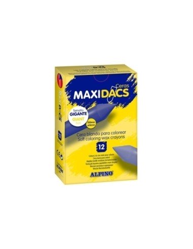 CERAS ALPINO MAXIDACS MARRON OSCURO C/12