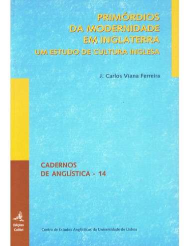 PRIMORDIOS DA MODERNIDADE EM INGLATERRAUM ESTUDO DE CULTURA INGLESA