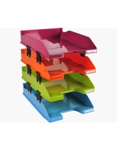 113298SETD bandeja de escritorio/organizador Poliestireno Multicolor