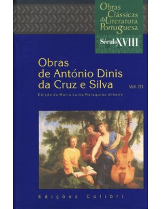 OBRAS DE ANTNIO DINIS DA CRUZ E SILVA III 