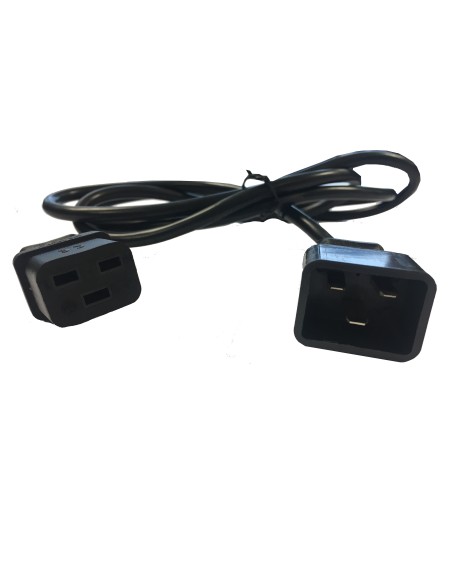 CABLE SALIDA IEC ALIMEN C20/C19 1.8m 16A