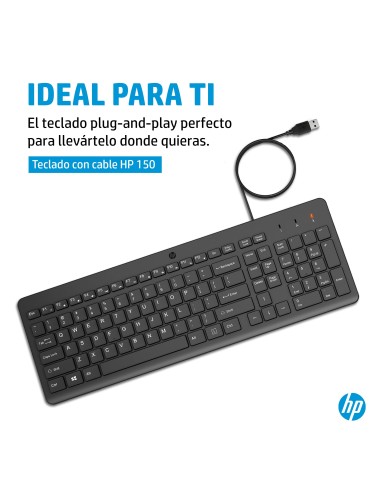 Teclado con cable 150