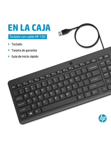 Teclado con cable 150