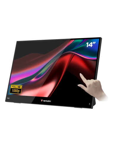 Portable 14" FHD Touch Monitor LIGHT Monitor portátil Negro 35,6 cm (14") LCD 1920 x 1080 Pixeles