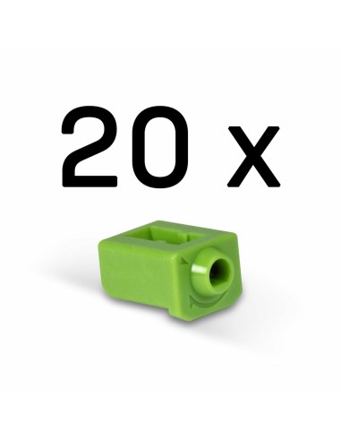 47913 bloqueador de puerto SFP Verde Acrilonitrilo butadieno estireno (ABS) 20 pieza(s)