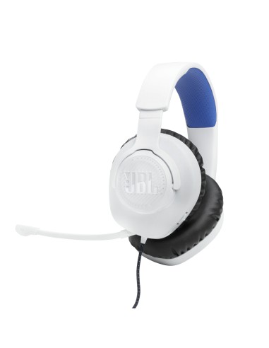 JBLQ100PWHTBLU auricular y casco Blanco