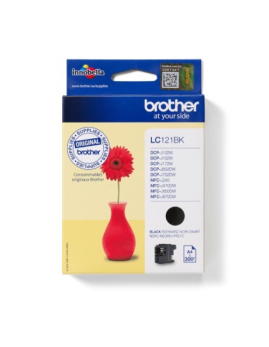 LC121BK cartucho de tinta 1 pieza(s) Original Negro