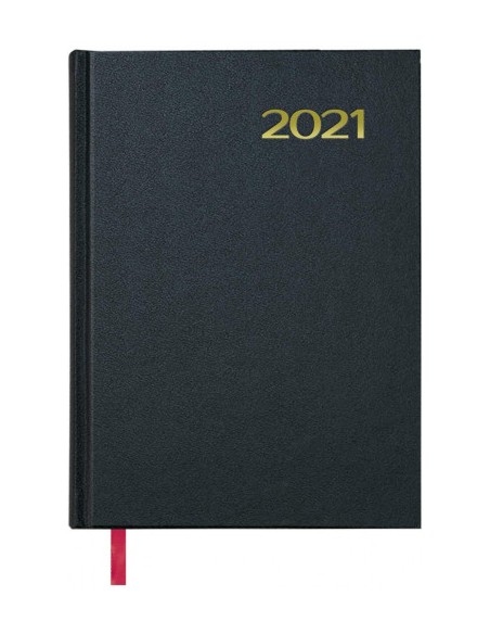 AGENDA SINTEX DÍA PÁGINA 14 X 20 CM. COLOR NEGRO DOHE 11399