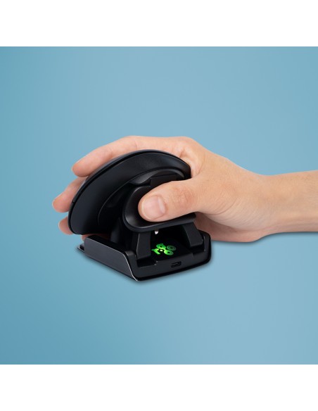 Ratón ergonómico R-Go Twister, para ambas manos, con software de pausa, plegable, bluetooth y con cable