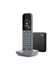 CL390 Teléfono DECT/analógico Identificador de llamadas Gris