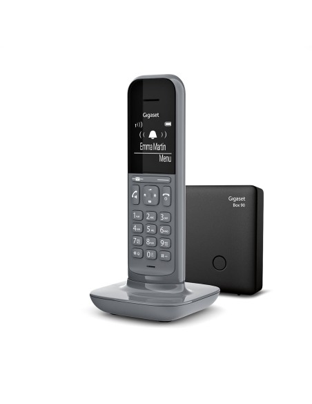 CL390 Teléfono DECT/analógico Identificador de llamadas Gris