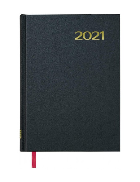 AGENDA SINTEX DÍA PÁGINA 14 X 20 CM. COLOR NEGRO CATALÁN DOHE 11408