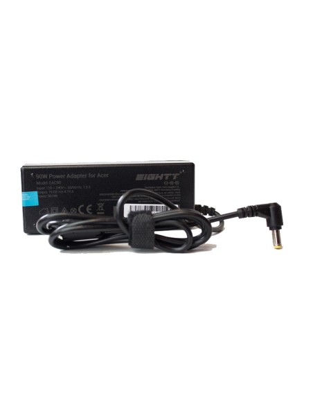 EAC90 adaptador e inversor de corriente Interior 90 W Negro