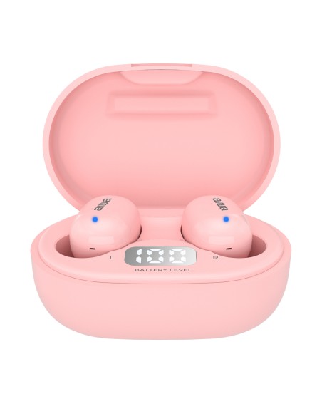 EBTW-150PK auricular y casco Auriculares Inalámbrico Dentro de oído Llamadas/Música Bluetooth Rosa