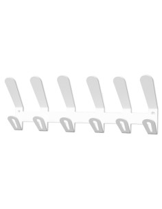 PERCHERO PARED EC/02 6 COLGADORES BLANCO