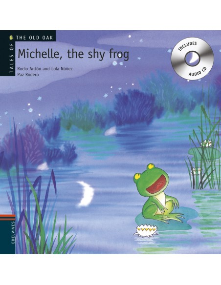 Michelle the shy frog