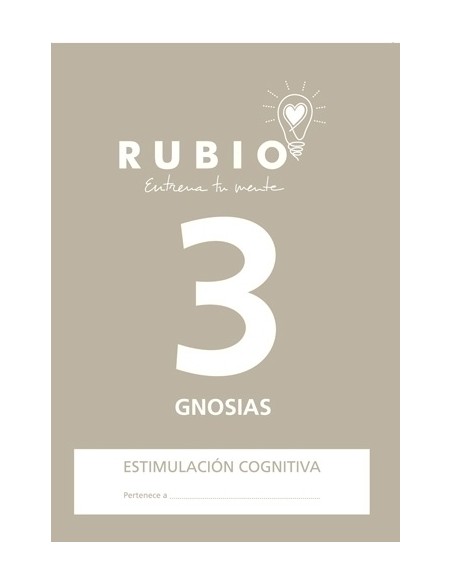 CUADERNO RUBIO A4 ESTIM.COGN.GNOSIAS 3 - Pack de 5 unidades