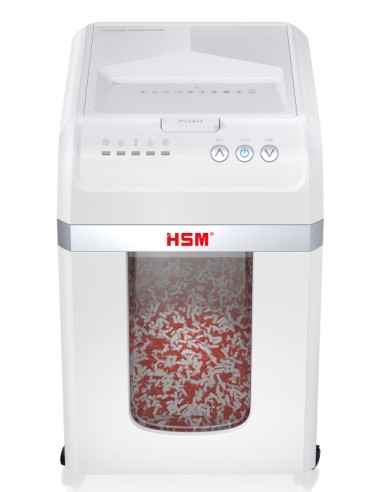 Autofeed X300 triturador de papel Corte en partículas 52 dB 23 cm Plata, Blanco