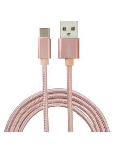ECT-4P cable USB 1 m USB 2.0 USB C USB A Rosa