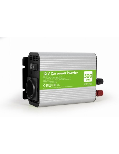 EG-PWC500-01 adaptador e inversor de corriente Auto 500 W Gris