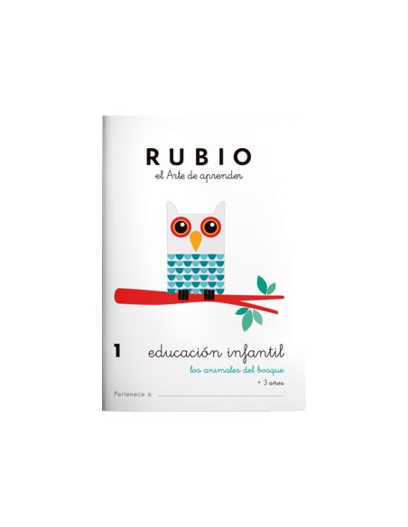 CUADERNO RUBIO A5 EDU. INF. 1 ANIMALES B - Pack de 10 unidades
