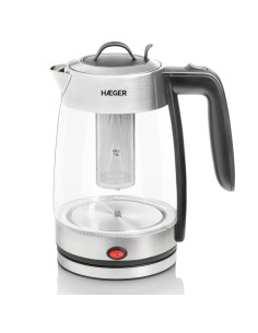 EK-22F.020A tetera eléctrica 1,8 L 2200 W Gris, Transparente