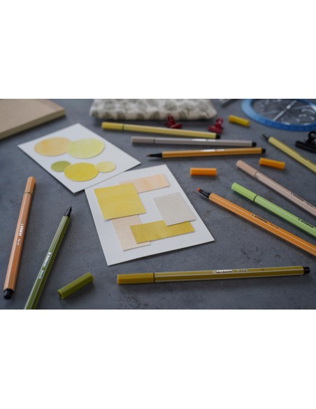 Pen 68 rotulador Amarillo 1 pieza(s)