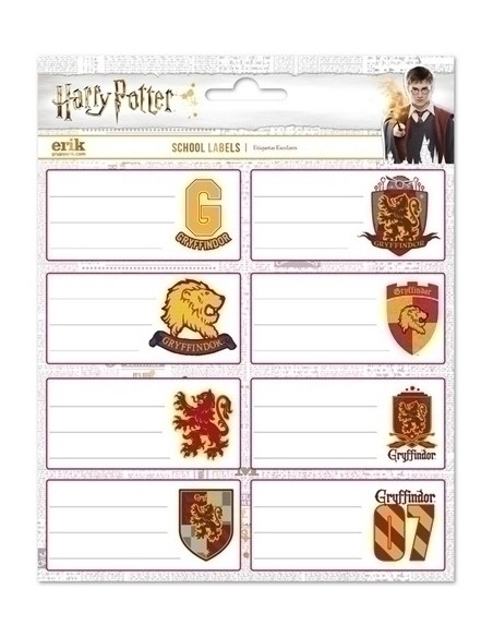 ETIQUETA ESCOLAR ERIK 15,8x20 HARRY POTT