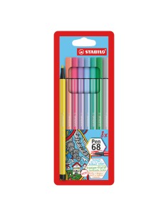 Pen 68 rotulador Multicolor 8 pieza(s)