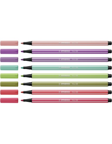 Pen 68 rotulador Colores surtidos 8 pieza(s)