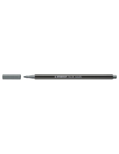 Pen 68 metallic rotulador Medio Plata 1 pieza(s)