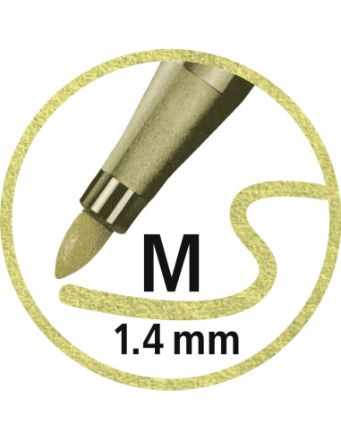 Pen 68 metallic rotulador Medio Cobre 1 pieza(s)